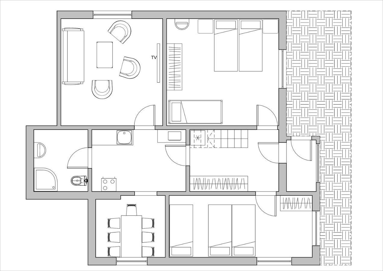 Apartman U Kacaku Vrchlabí Eksteriør bilde